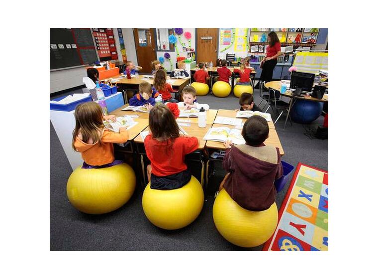 Sitteballer Sit`n Gym 45 cm Gul (15) 15 populære sitteballer 